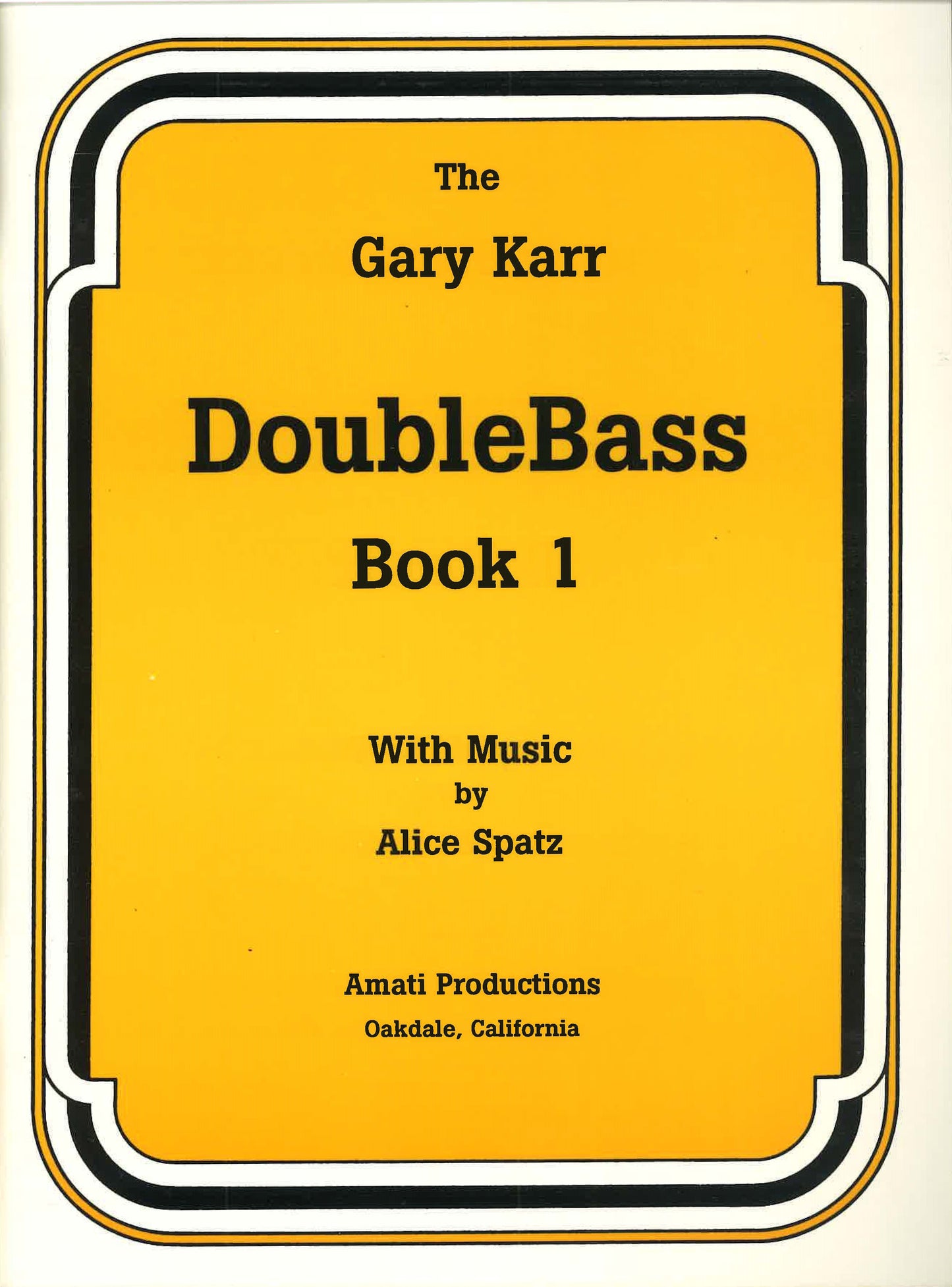 Gary Karr: Doublebass Book 1