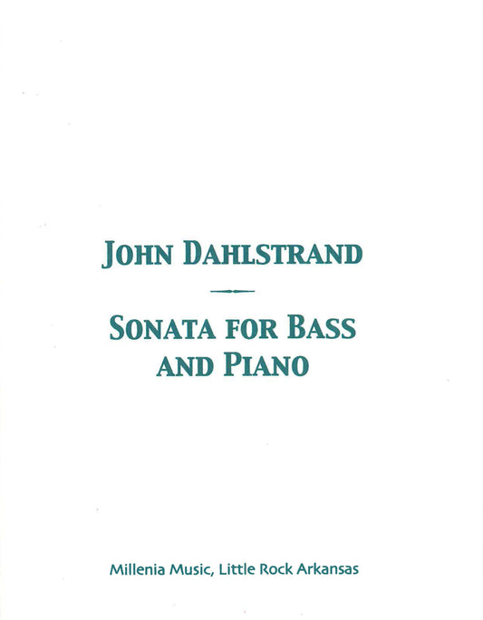 Dahlstrand: Sonata for Double Bass and Piano