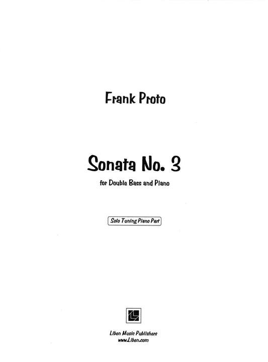 Proto: Sonata No. 3 Solo Tuning Piano Part