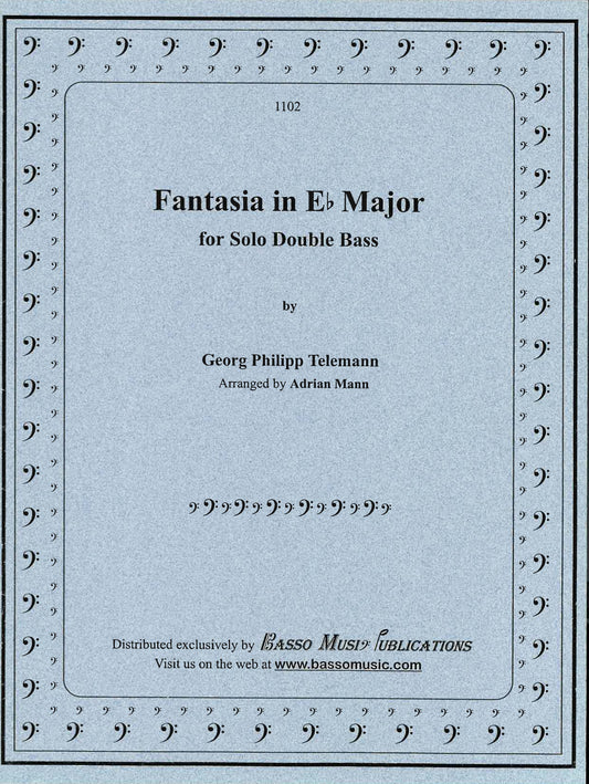 Telemann: Fantasia in Eb Major Arranged by Adrian Mann