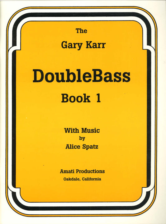 Gary Karr: Doublebass Book 1