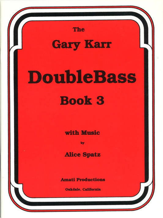 Gary Karr: DoubleBass Book 3